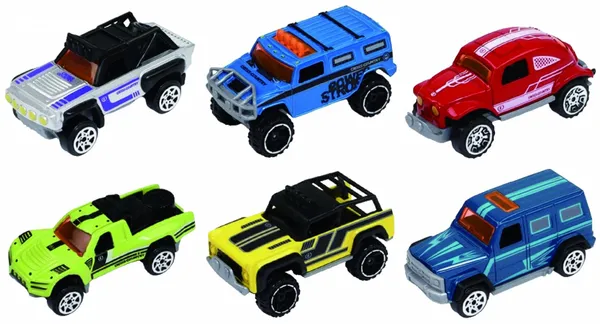 Set Mașinuțe CEVODLE 6 Camionete 1/64 7.5 cm