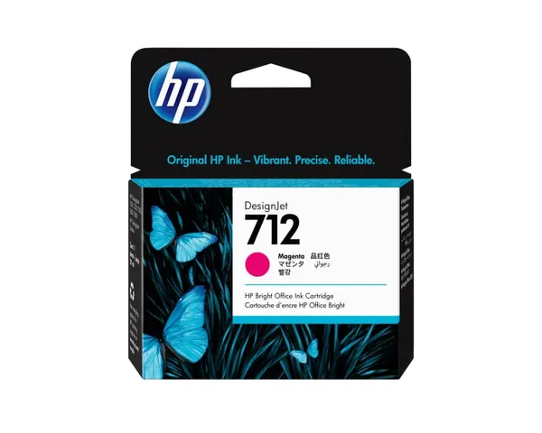 Cartuș Cerneală HP 712 Magenta 38ml Original 3ED68A - imagine 2