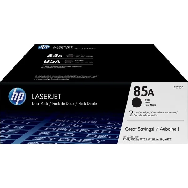 Toner HP 85A Negru Original Dual-Pack 2x1.6K CE285AD