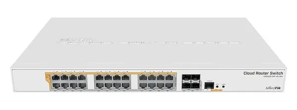 Router Switch MIKROTIK CRS328-24P-4S+RM 24 POE+