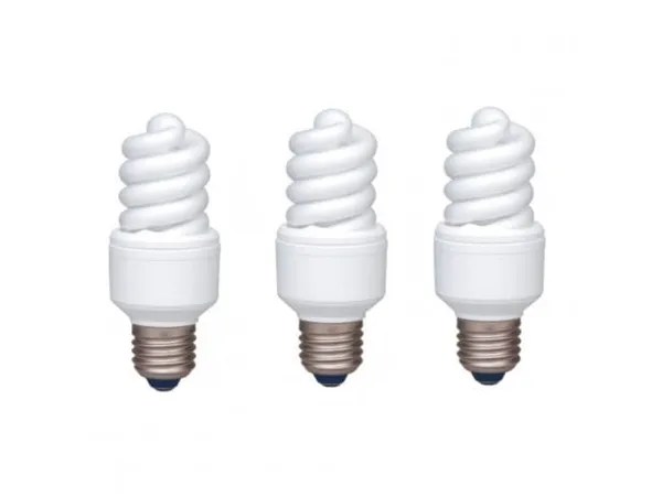 Set 3 becuri Fluorescent PANASONIC EFD13E282V-3 13W E27 Alb Cald Spirala
