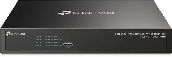 NVR TP-LINK VIGI NVR1008H-8MP 8 Canale PoE 8MP