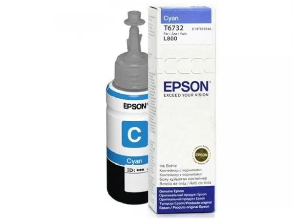Cartuș Cerneală EPSON T6732 Cyan 70 ml L800 - imagine 2