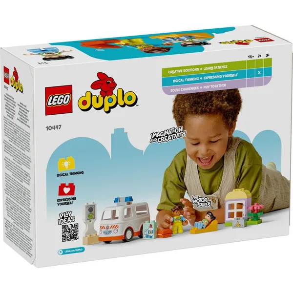 Set Construcție LEGO 10447 Ambulanță și Șofer - imagine 3