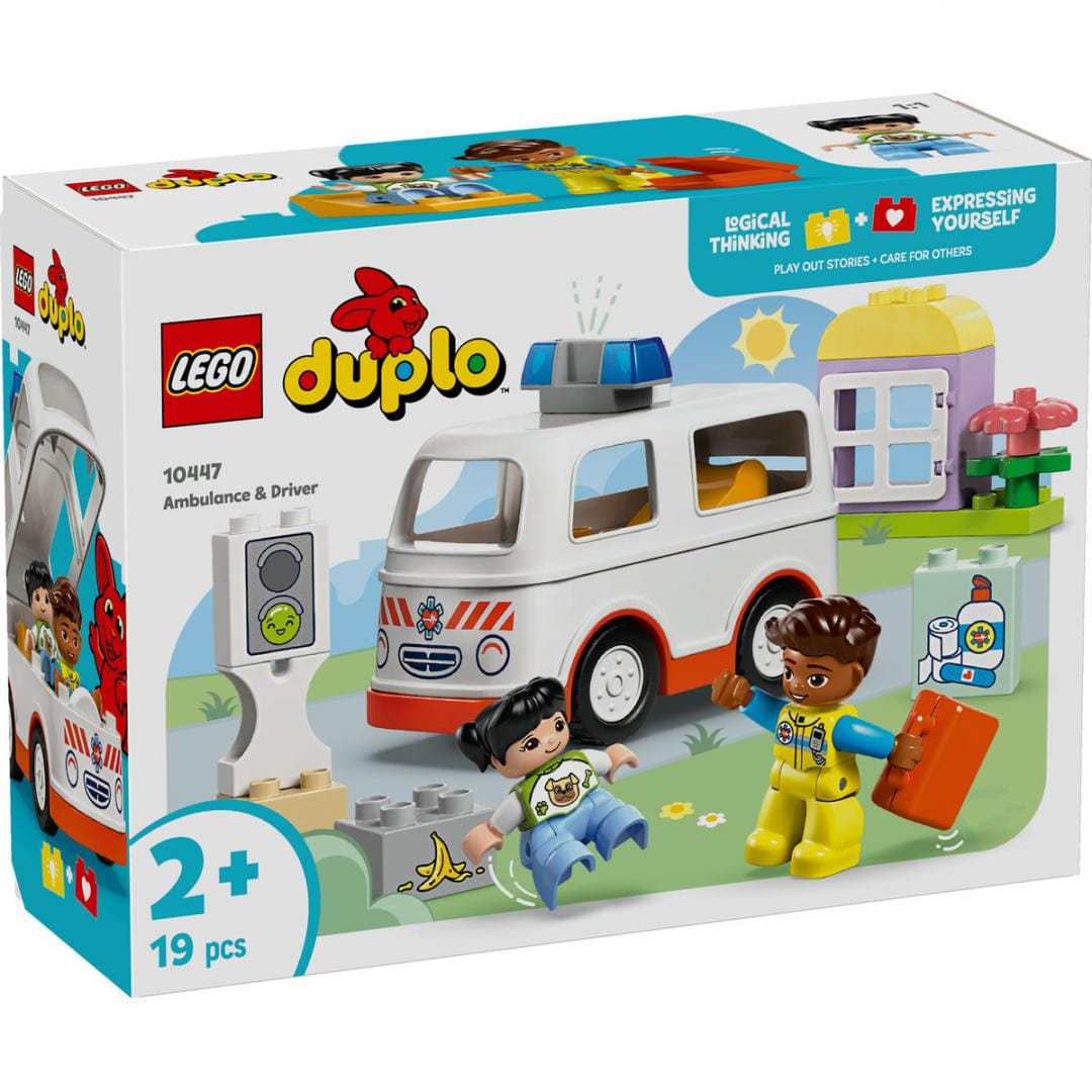 Set Construcție LEGO 10447 Ambulanță și Șofer