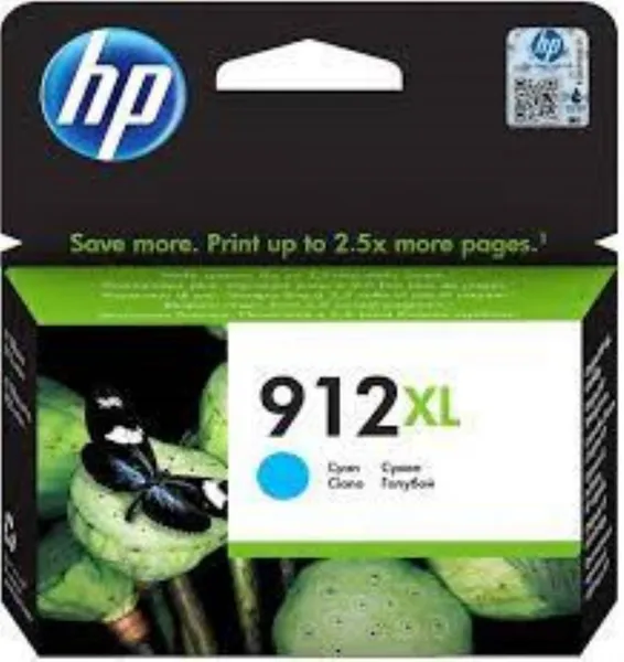 Cartuș Cerneală HP 912XL Cyan Original OfficeJet 8013/8023 - imagine 2