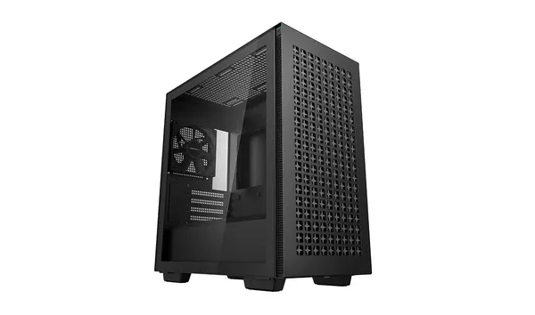 Carcasă PC DEEPCOOL CH370 Micro ATX Panou Sticlă Negru