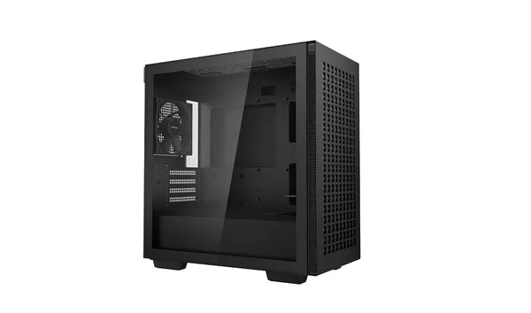 Carcasă PC DEEPCOOL CH370 Micro ATX Panou Sticlă Negru - imagine 2