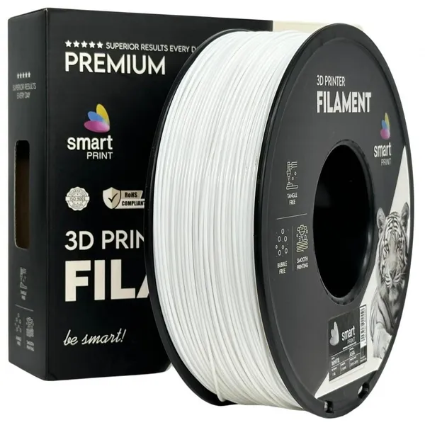 Filament 3D SMART PRINT ASA Alb Rezistență UV 1.75 mm 1 kg