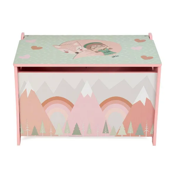 Băncuță cu depozitare U-GROW Pink Forest UGMBD06-PKF