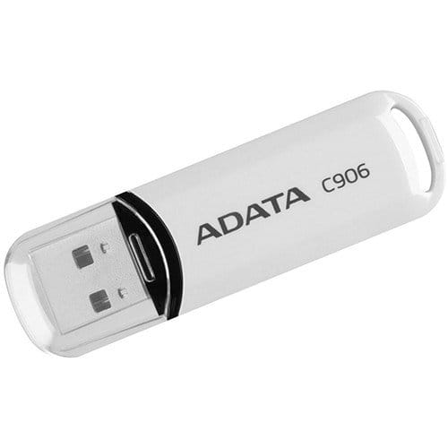 Memorie USB ADATA C906 32GB USB 2.0 Alb AC906-32G-RWH