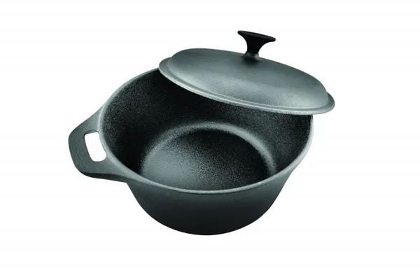 Semioală fontă HEINNER Cooking 3.8L cu capac 24cm