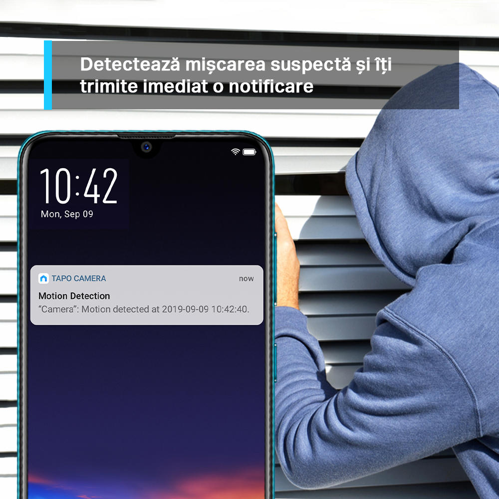 Cameră de Supraveghere TP-LINK Tapo C210 WiFi 3MP - imagine 3