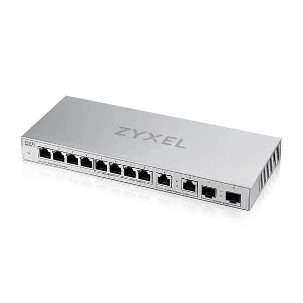 Switch Ethernet ZYXEL XGS1010-12-ZZ0101F 8 porturi RJ45 2 SFP+ 10Gbps - imagine 2