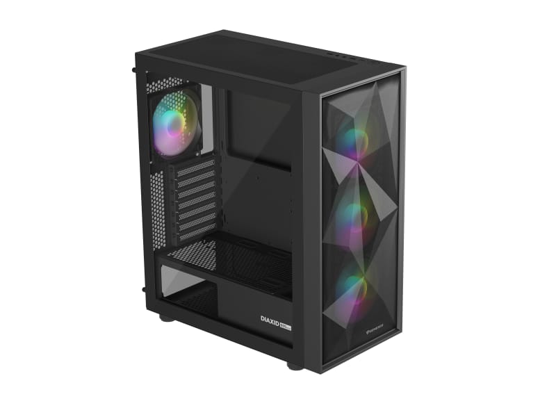 Carcasă PC GENESIS DIAXID 605 Mid Tower ARGB Negru Tempered Glass