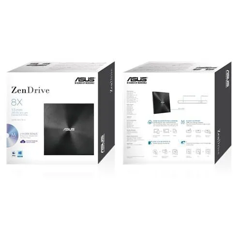 Unitate optică externă ASUS SDRW-08U7M-U LITE DVD±RW USB 2.0 Negru - imagine 4