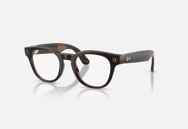 Ochelari Smart RAY-BAN Meta Scriber Optics Gen 2 Shiny Transparent Umber RW7002