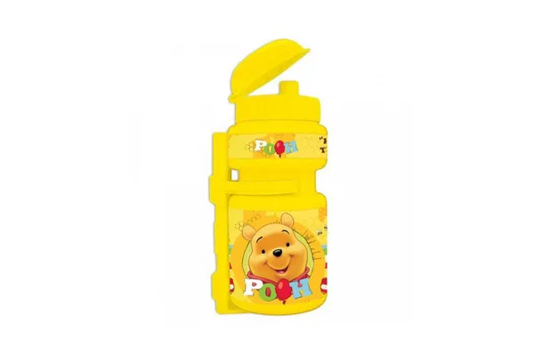 Sticlă Apă SEVEN WTP 350ml Galben cu Suport