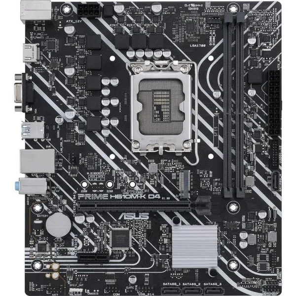 Placă de bază ASUS PRIME H610M-K D4 LGA 1700 micro-ATX DDR4