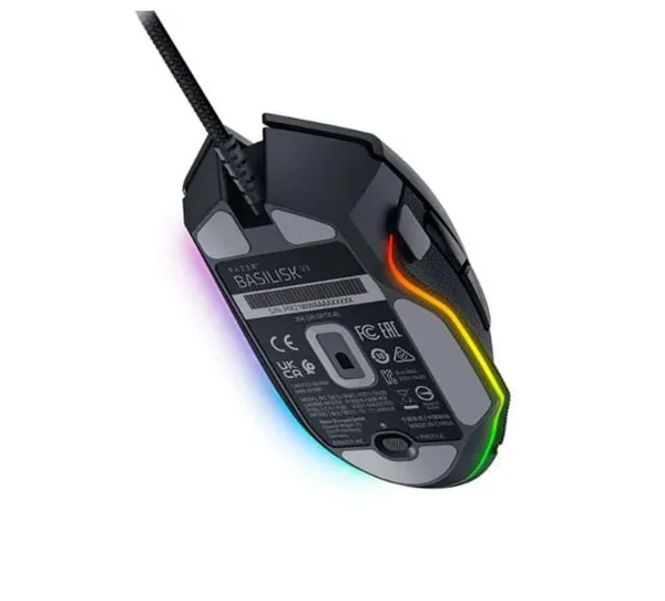 Mouse RAZER Basilisk V3 Cu Fir RGB Negru - imagine 3