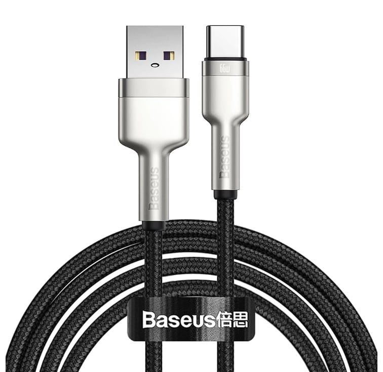 Cablu Date BASEUS Cafule Metal USB-C 2m Negru CAKF000201