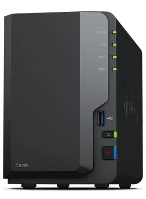 NAS SYNOLOGY DS223 2-Bays 2GB Negru