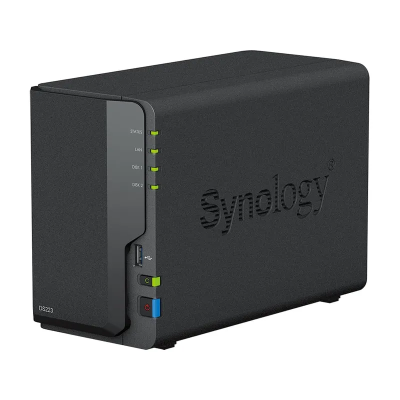 NAS SYNOLOGY DS223 2 Bay 2GB DDR4 Negru - imagine 3