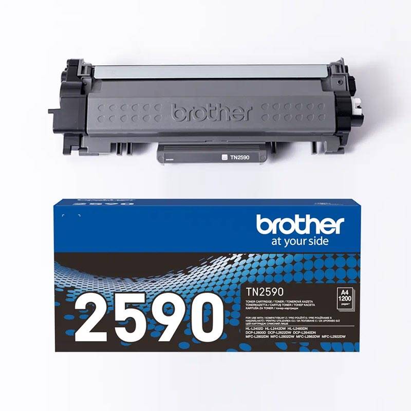 Toner Original BROTHER TN2590 Negru 1200 pagini