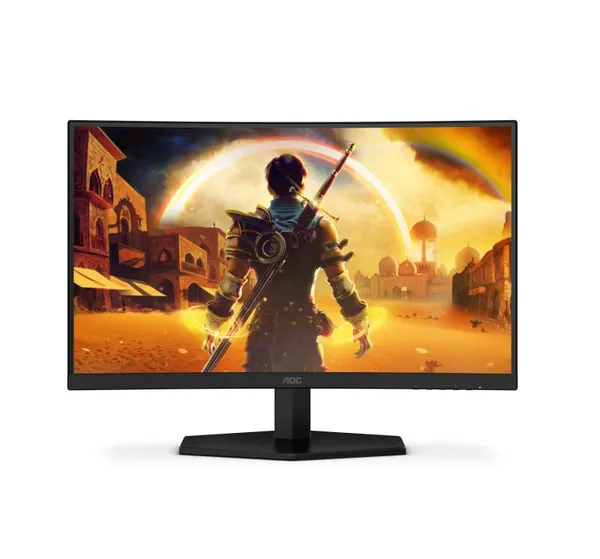 Monitor Gaming AOC C24G42FE 24 inch Full HD Negru Roșu
