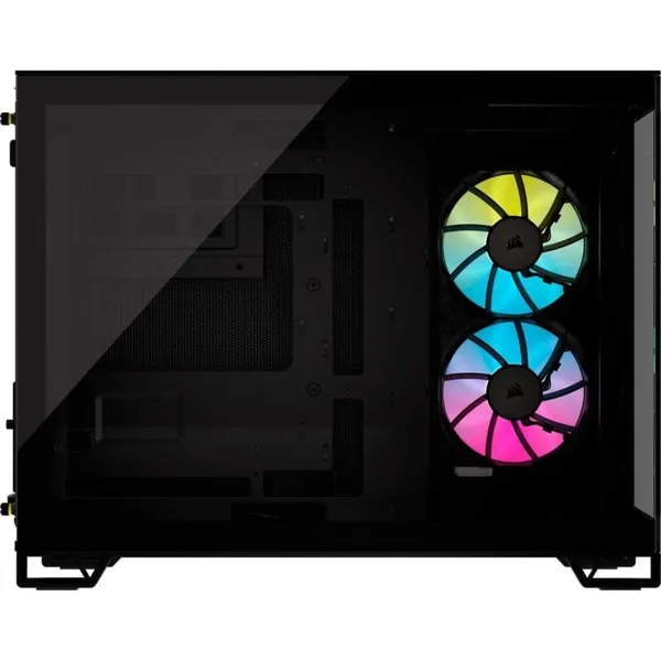 Carcasă PC CORSAIR iCUE LINK 2500X Micro ATX Dual Chamber Negru - imagine 3