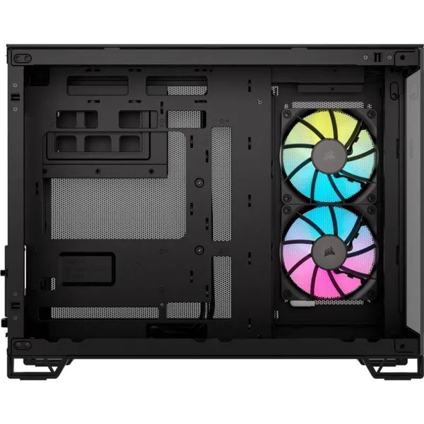 Carcasă PC CORSAIR iCUE LINK 2500X Micro ATX Dual Chamber Negru - imagine 4