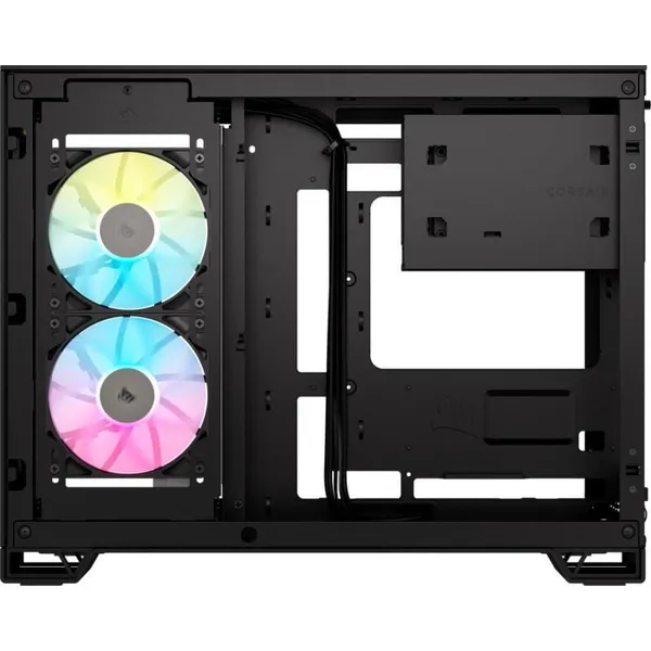 Carcasă PC CORSAIR iCUE LINK 2500X Micro ATX Dual Chamber Negru - imagine 5