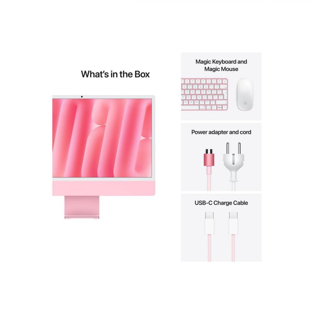 Desktop PC APPLE iMac 24 M4 16GB 256GB Pink - imagine 4