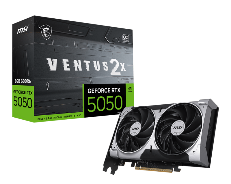 Placă Video MSI GeForce RTX 5050 8G Ventus 2X OC