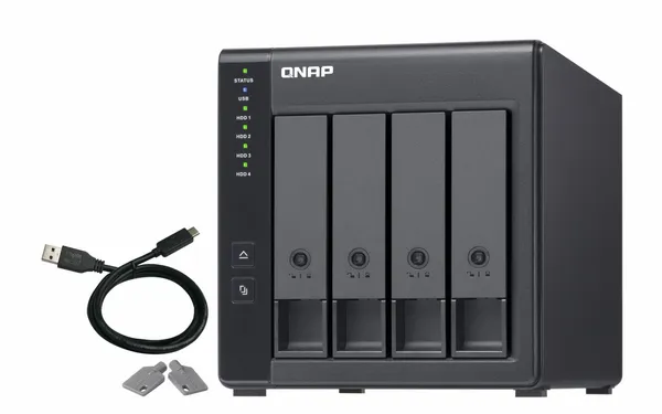 Carcasă RAID USB QNAP TR-004 4-Bay USB 3.0 Type-C - imagine 4
