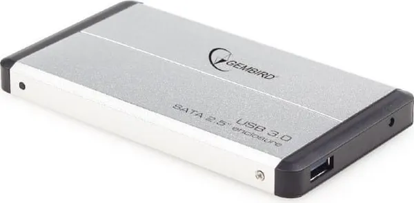 Rack HDD GEMBIRD EE2-U3S-2-S 2.5" USB 3.0 Argintiu