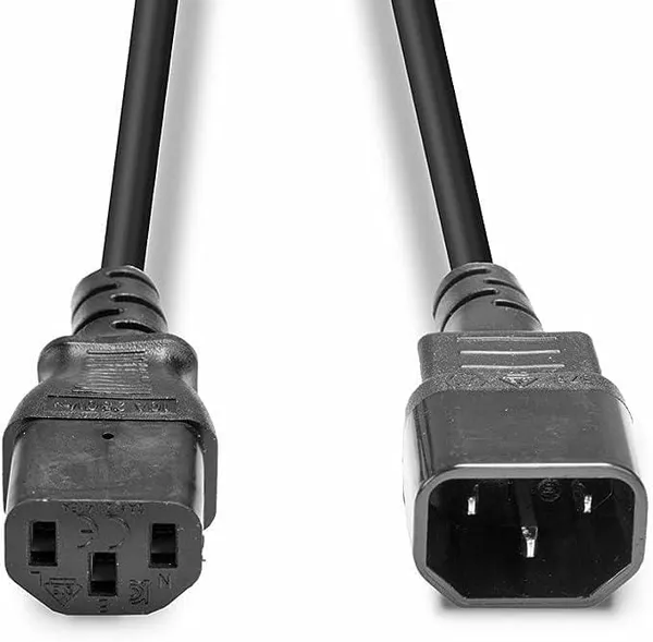 Cablu de Alimentare LINDY C14-C13 3m Negru LY-30332 - imagine 2