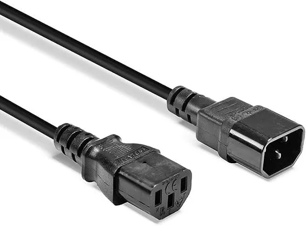 Cablu de Alimentare LINDY C14-C13 3m Negru LY-30332 - imagine 3