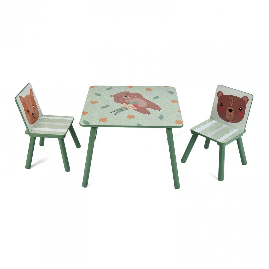 Set Birou și 2 Scaune U-GROW Green Forest UGMBS07-GNF