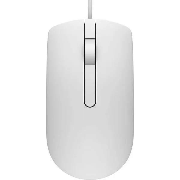 Mouse DELL MS116 1000 DPI Cu Fir USB Alb 570-AAIP - imagine 2