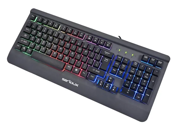 Kit Gaming SERIOUX Kayel 4 in 1 Tastatură Mouse Căști Mousepad - imagine 4