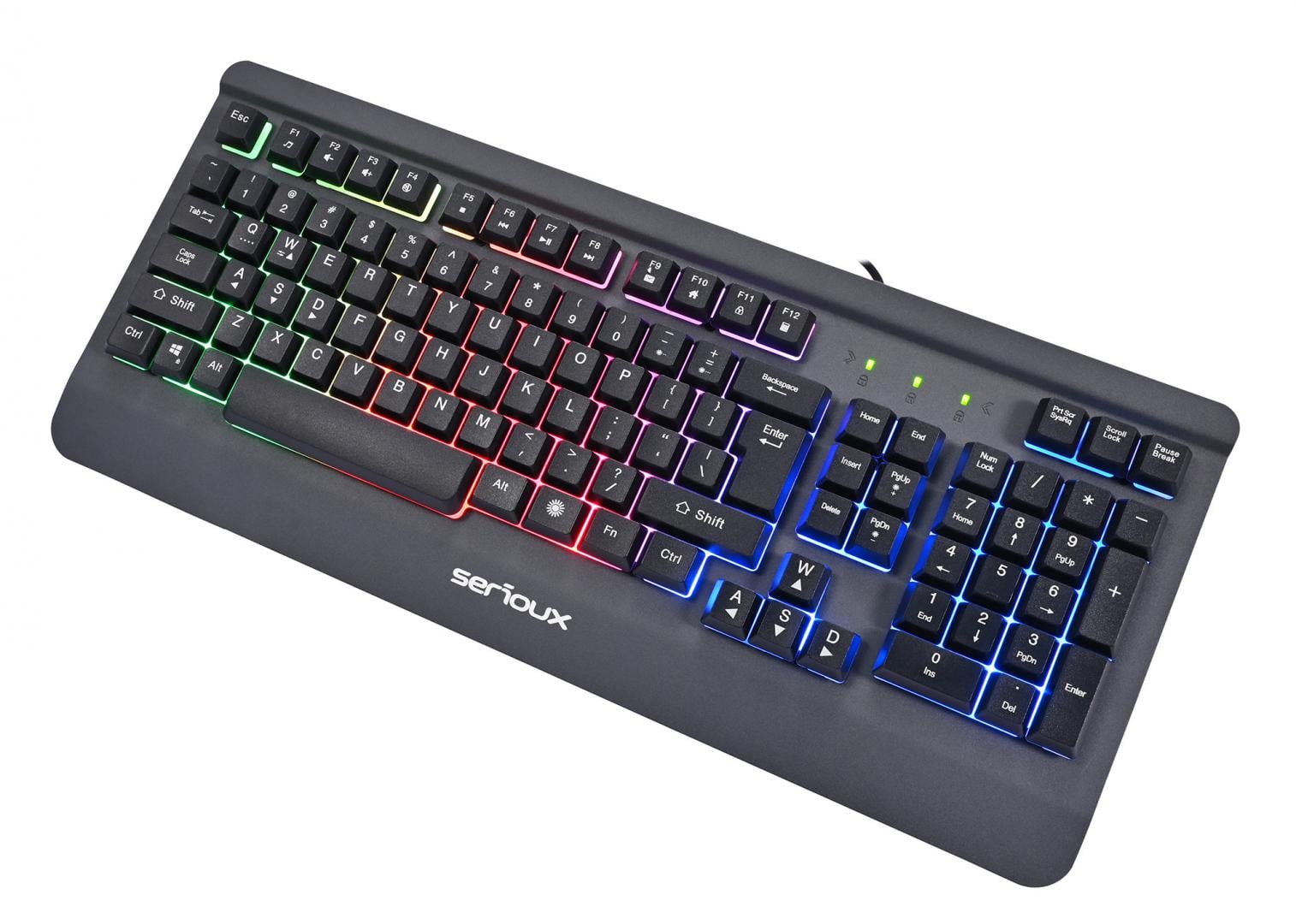 Kit Gaming SERIOUX Kayel 4 in 1 cu Tastatură Mouse Căști Mousepad - imagine 4