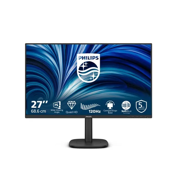 Monitor PHILIPS 27B2N3500J/00 27 Inch 2560x1440 Negru