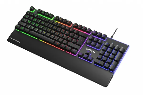 Tastatură Gaming SERIOUX Nexor Iluminată USB Negru SRXK-NEXOR - imagine 2