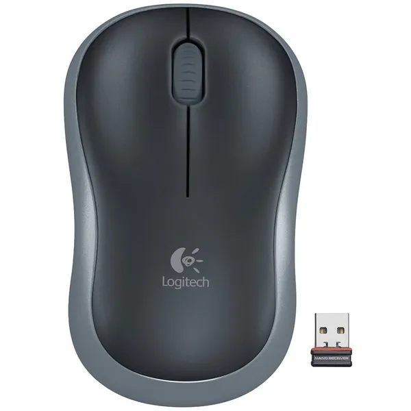 Mouse LOGITECH M185 Wireless Gri 910-002238