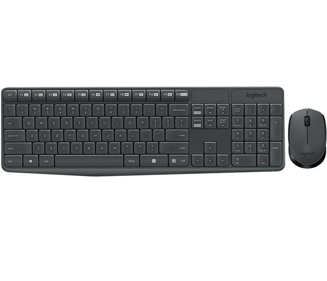 Kit Wireless LOGITECH MK235 Tastatură Multimedia și Mouse Negru