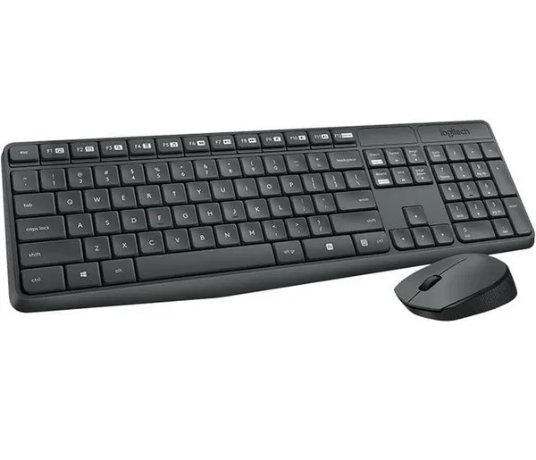 Kit Wireless LOGITECH MK235 Tastatură Multimedia și Mouse Negru - imagine 3