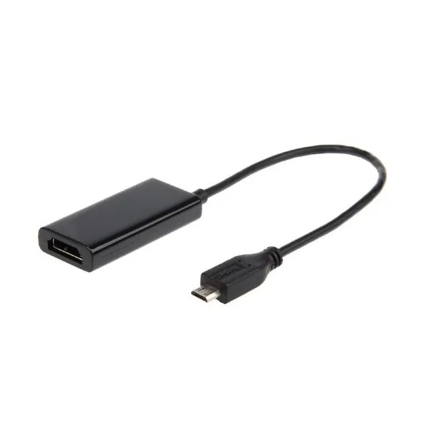 Cablu Video GEMBIRD A-MHL-002 Micro USB la HDMI 16 cm Negru