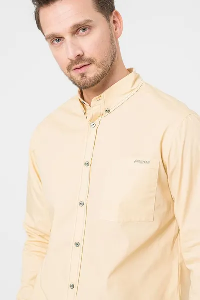 Cămașă Casual Bărbați Beige Mărime S PS2122-14-21B-S - imagine 5