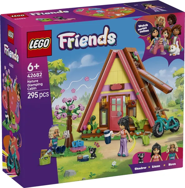 Set Construcție LEGO 42682 Glamping la Cabană - imagine 3